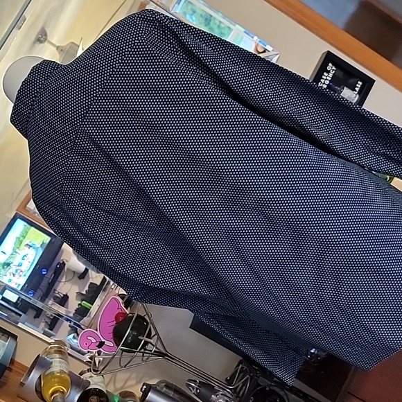 01.ALGO. stretch blue print. L short - Picture 2 of 9